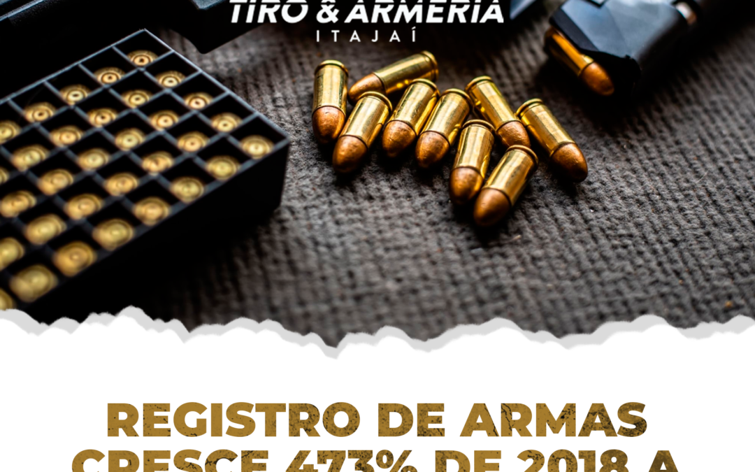 Cresce 473, 6% no Brasil o registro de novas armas.